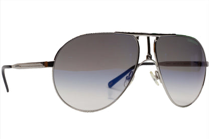 ABC Optical silver metal optical frames styled as designer aviator sunglasses online with gradient lenses