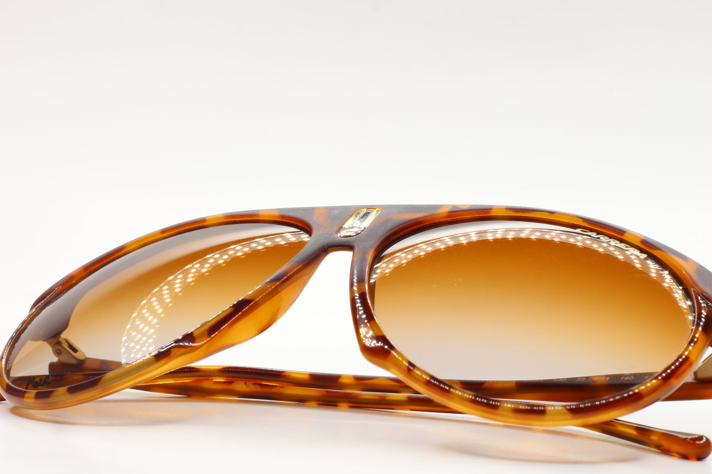ABC Optical luxury gradient lens sunglasses online with brown tortoiseshell frames and oval lenses