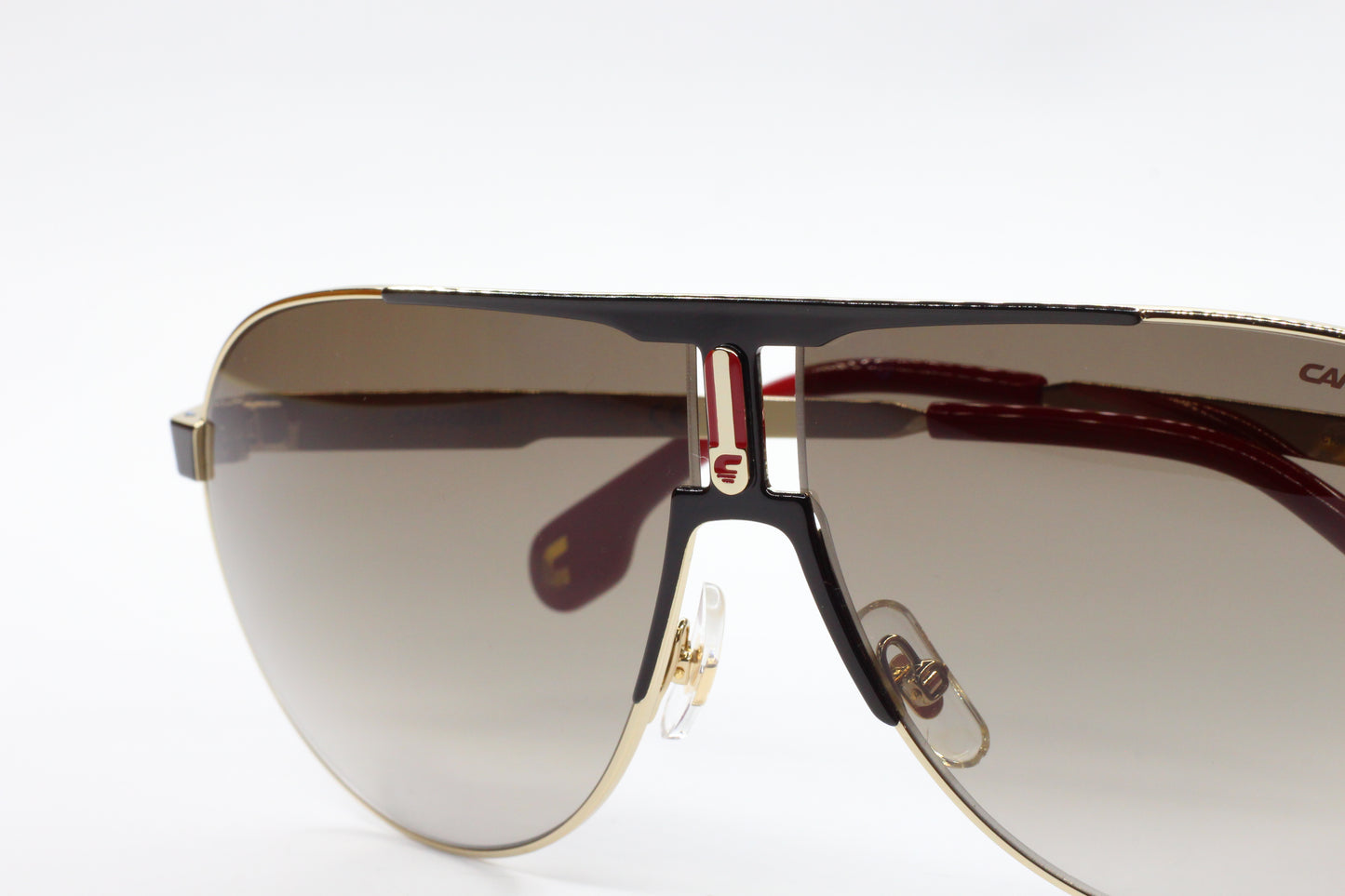 Luxury silver black gradient sunglasses from ABC Optical with sleek modern design and comfortable nose pads