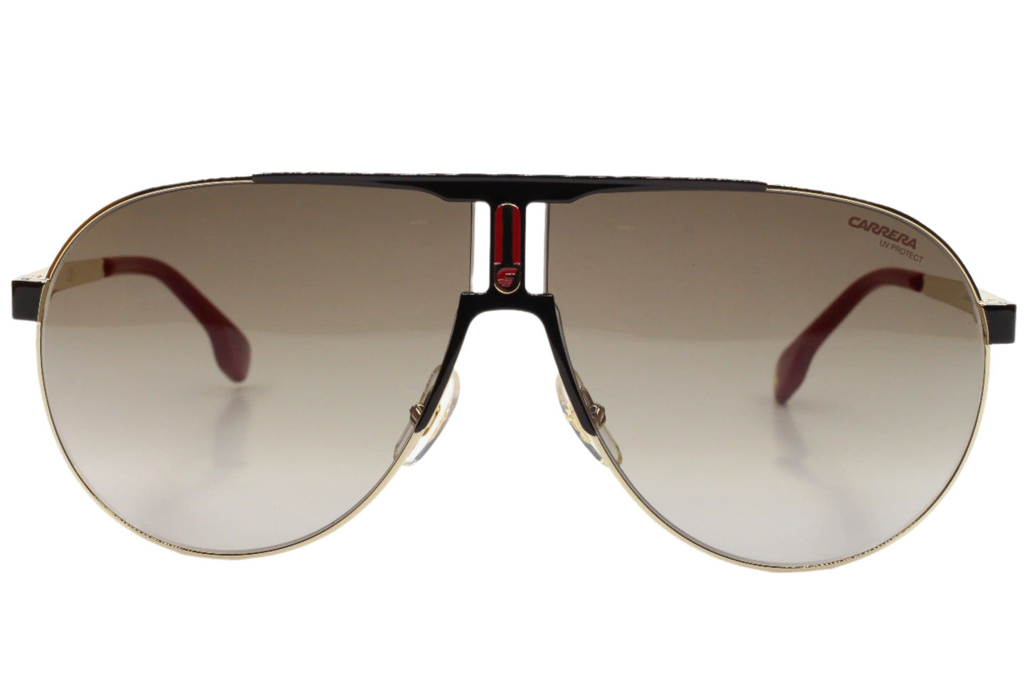 ABC Optical luxury silver black gradient sunglasses with sleek aviator style and tinted lenses