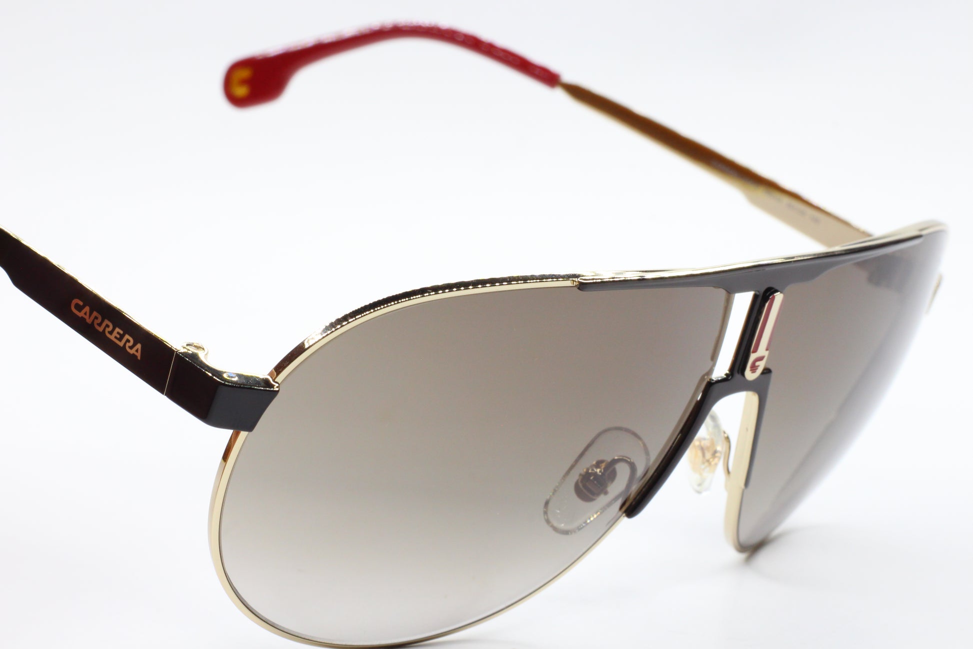 Luxury silver black gradient sunglasses optical frames by ABC Optical with sleek design