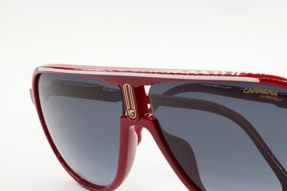 Red Carrera men's fashion eyewear sunglasses with dark lenses from ABC Optical