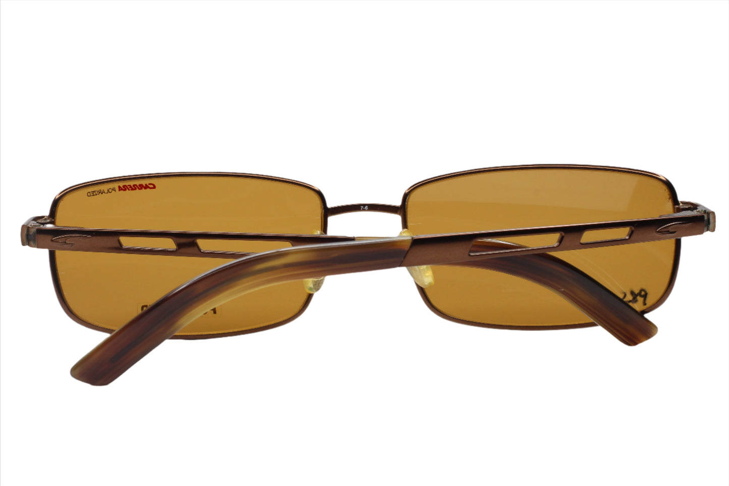 ABC Optical Carrera polarized sunglasses for men with brown rectangular lenses and tortoiseshell frames