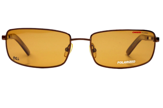 ABC Optical Carrera polarized sunglasses for men with rectangular brown tinted lenses and lightweight frame