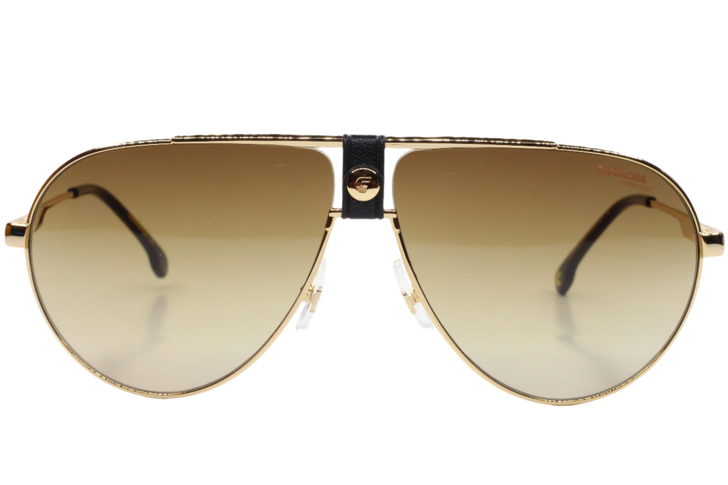 ABC Optical aviator style premium Italian sunglasses online with gold frame and gradient lenses