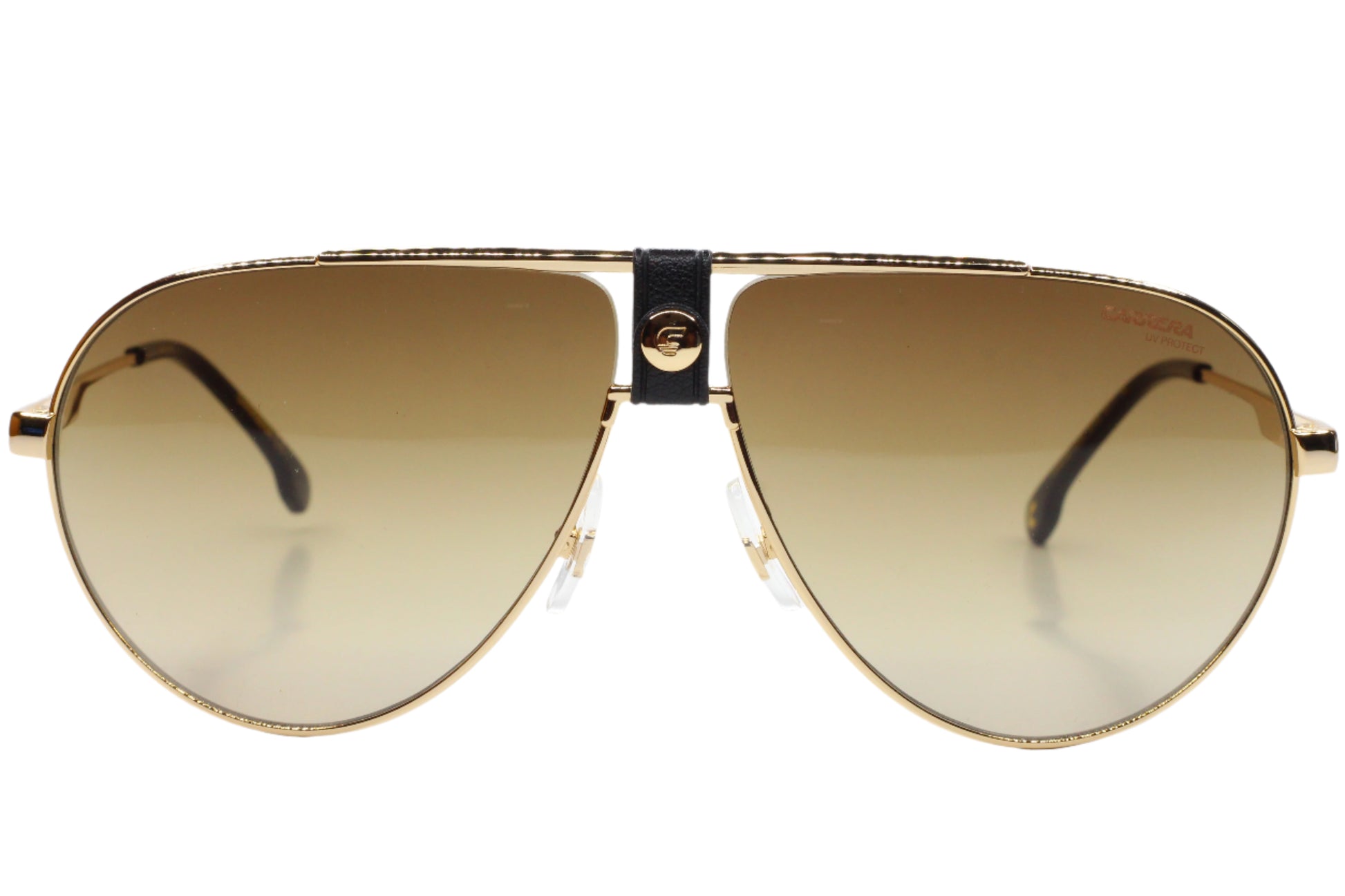 ABC Optical aviator style premium Italian sunglasses online with gold frame and gradient lenses