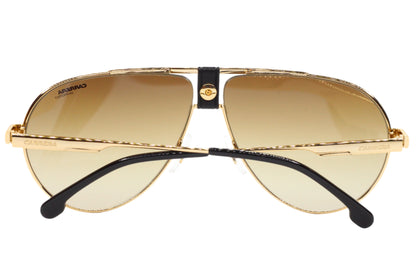 Premium Italian sunglasses online gold aviator optical frames with brown gradient lenses by ABC Optical
