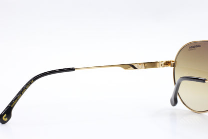 ABC Optical premium Italian sunglasses online with gold metal frame and brown gradient lenses