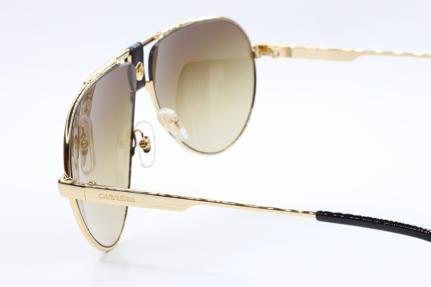 ABC Optical premium Italian sunglasses online featuring gold metal aviator frames with gradient lenses