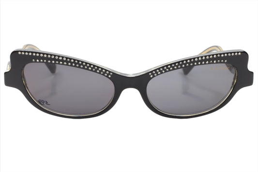 ABC Optical Caviar M3002 Swarovski sunglasses with black frame and crystal embellishments