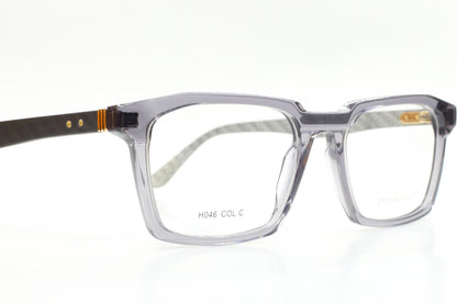 ABC Optical clear rectangular Dream Fever designer eyeglass frames with black temples