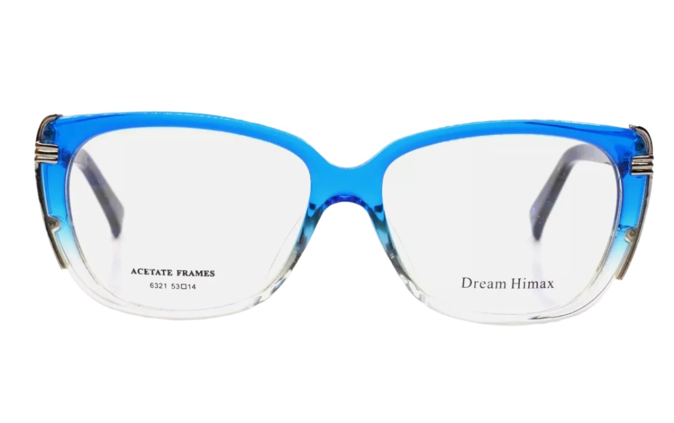 ABC Optical Dream Himax H6321 eyewear blue to clear acetate optical frames for stylish vision