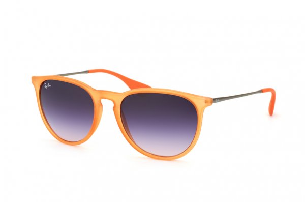 Ray-Ban RB4171 6026/36 Erika Classic Italy Sunglasses 54-18-145 Orange RB4171 Rubber