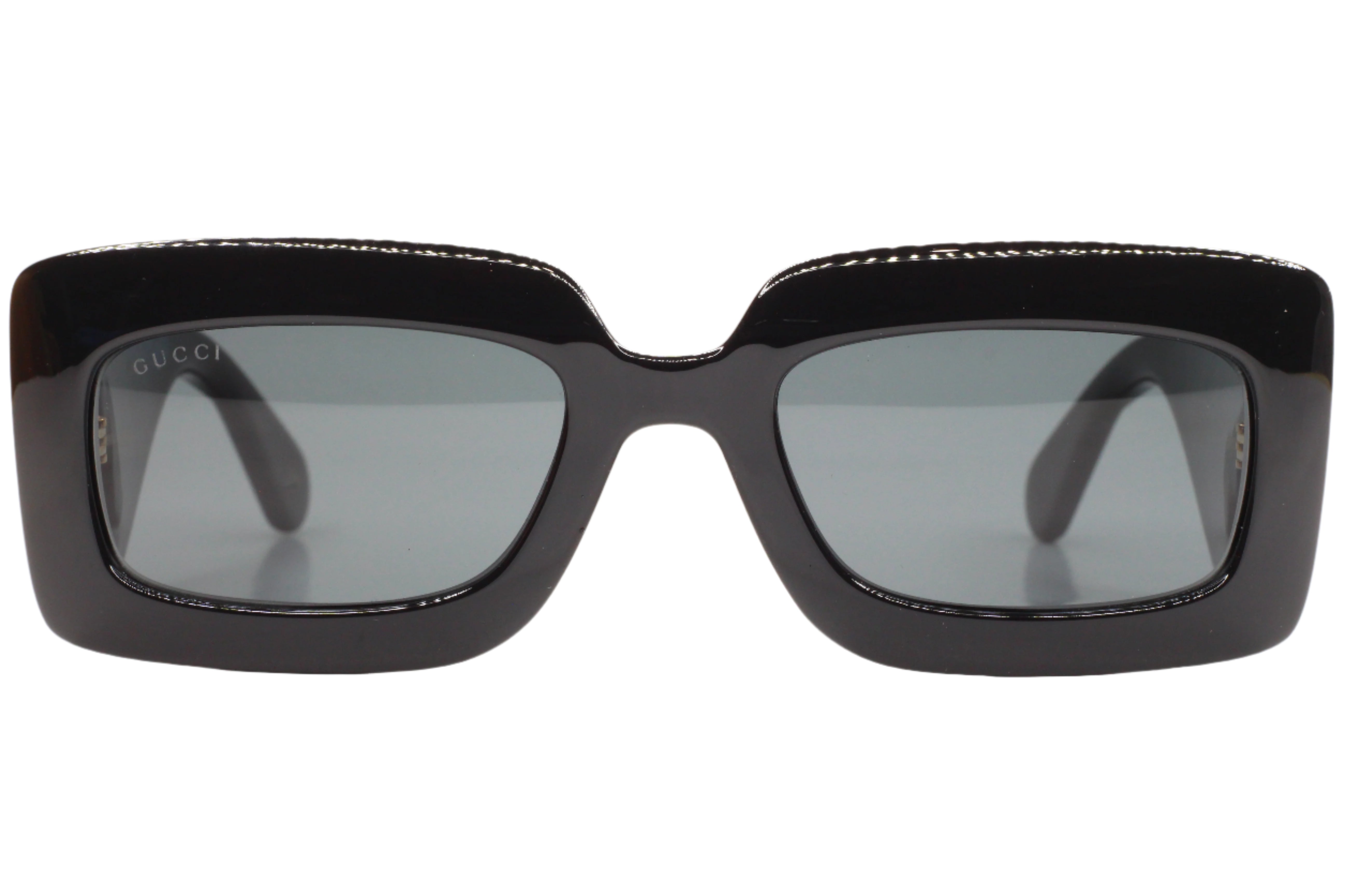 Gucci GG0811S Sunglasses Black Gold Acetate Designer Luxury | ABC