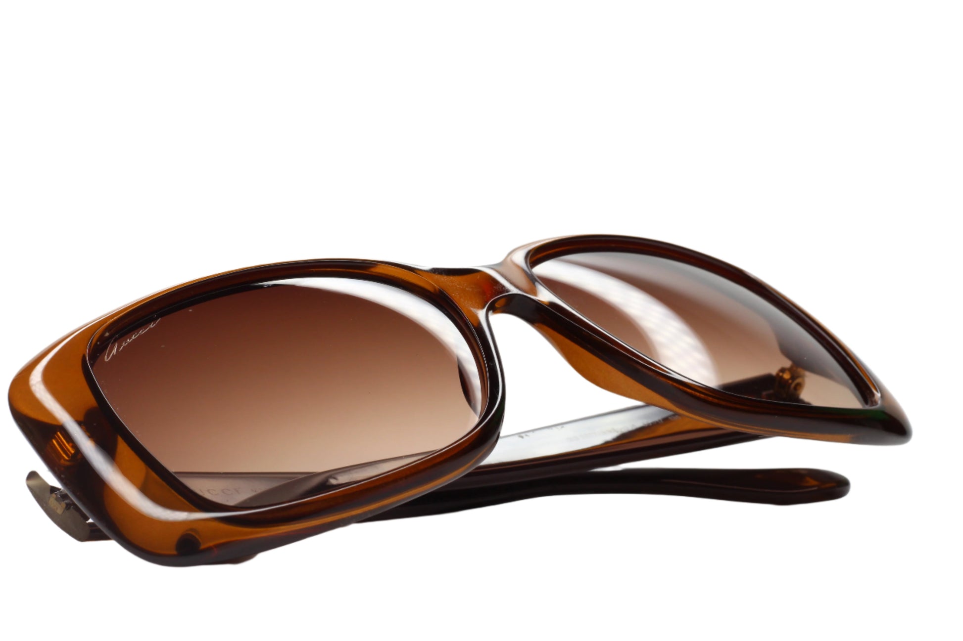 Gucci GG3577S sunglasses for women in brown tortoise shell frame with gradient lenses by ABC Optical