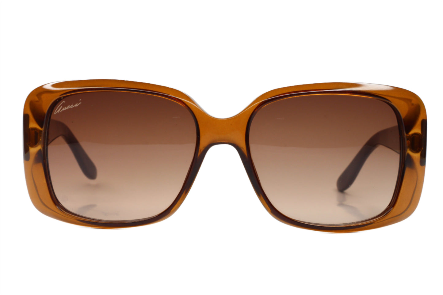 Gucci GG3577S sunglasses for women in brown oversized square frame by ABC Optical