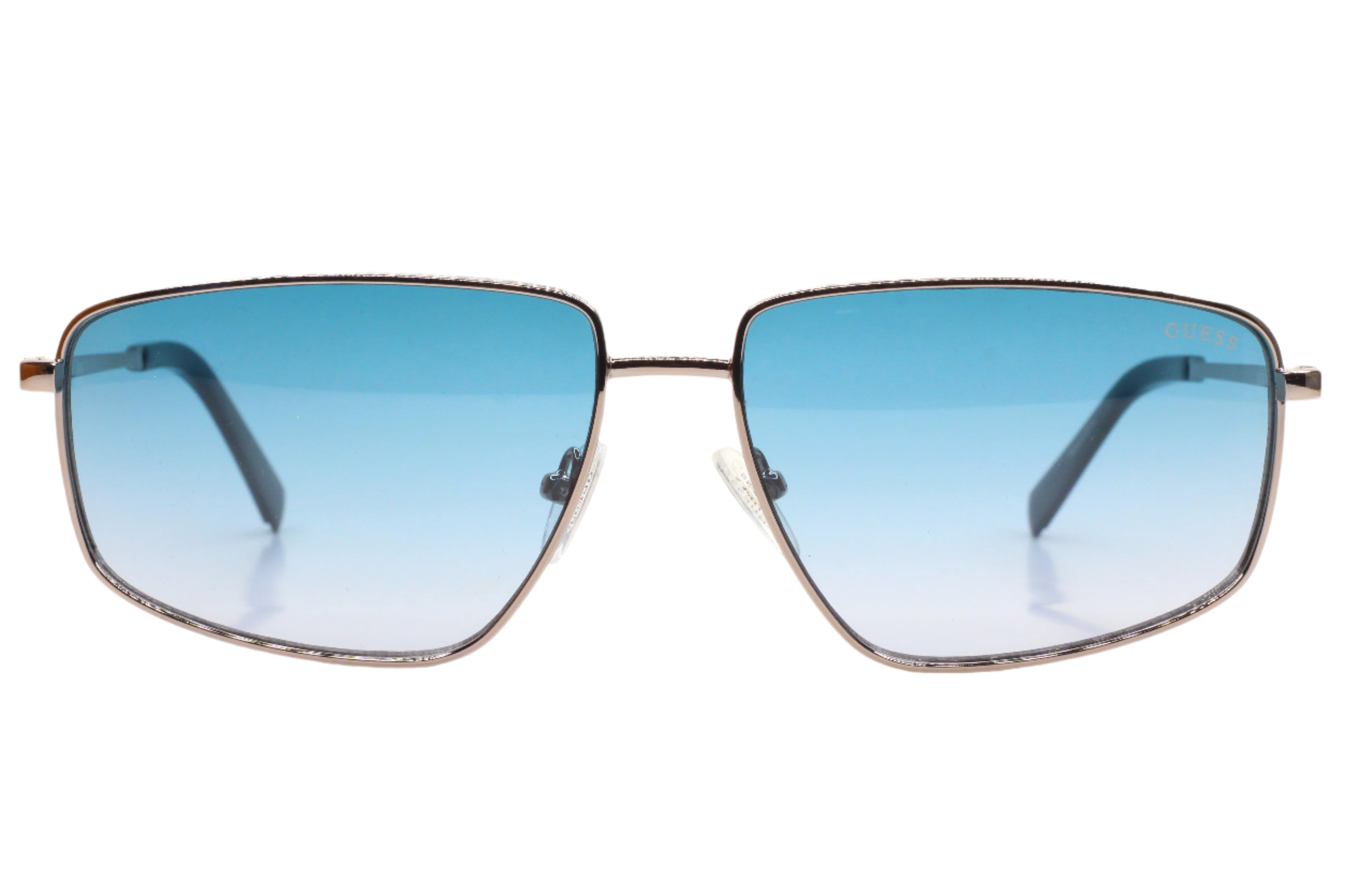 Guess Silver Blue Gradient Sunglasses GU00088 08W Metal