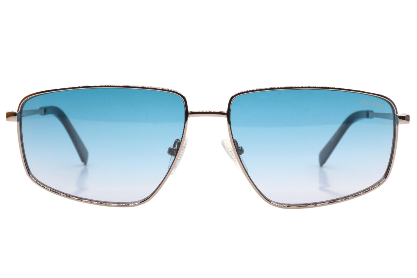 Guess silver blue gradient sunglasses with metal optical frames from ABC Optical