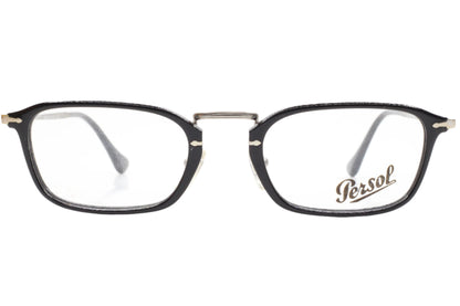 ABC Optical Persol PO3044V eyeglasses with black rectangular frames and clear lenses