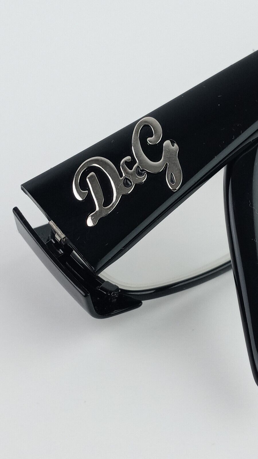 Dolce & Gabbana DD5049 064 Black Metal Rectangular Logo Luxury Eyeglasses 130mm - ABC Optical