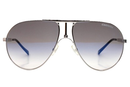Carrera 1 010/KM-B Metal Silver Aviator Luxury Sunglasses -Ma - ABC Optical