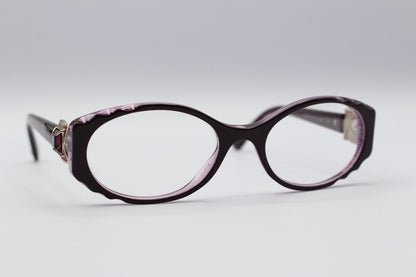 Bvlgari BV4054B 5112 Transparent Top Burgundy Eyeglasses - Eyeglasses, Woman, Women