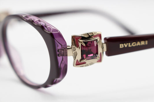 Bvlgari BV4054B 5112 Burgundy Purple Italy Luxury Eyeglasses Optical Frames ABC Optical Eyeglasses