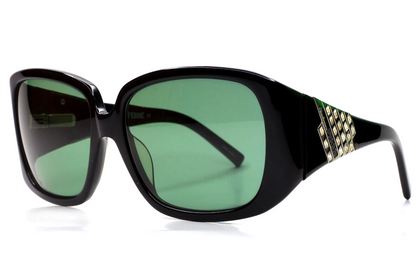 Gianfranco Ferre FG87801 Black Vintage Designer Sunglasses