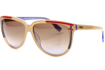 Fendi FS5279 207 Beige Acetate Luxury Italy Sunglasses