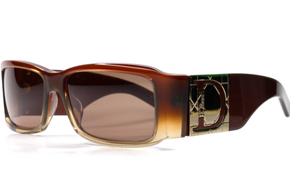 Christian Dior QJOSB Shaded 2 Brown Gold Luxury Sunglasses - ABC Optical