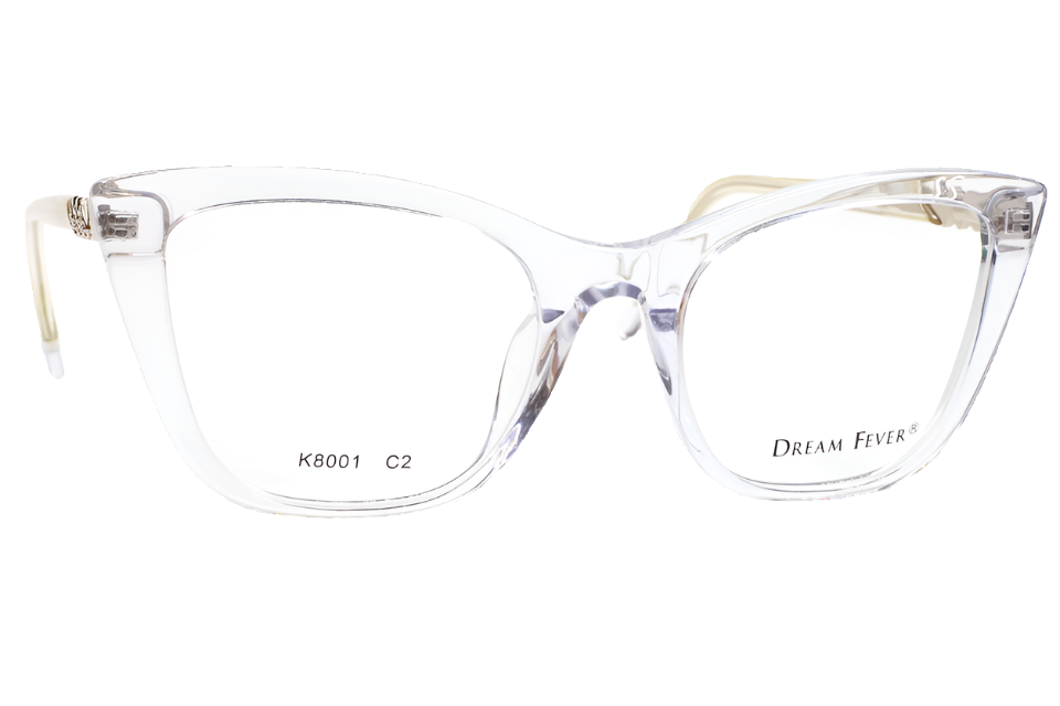 Dream Fever K8001 Crystal Clear Fashion Italy Eyeglasses - ABC Optical