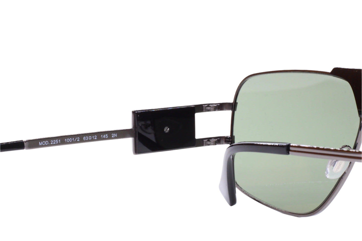 Black ABC Optical Versace optical frames with green tinted lenses buy authentic Versace eyewear online