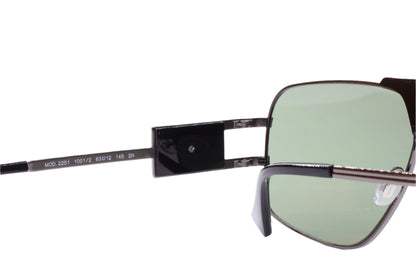 Black ABC Optical Versace optical frames with green tinted lenses buy authentic Versace eyewear online