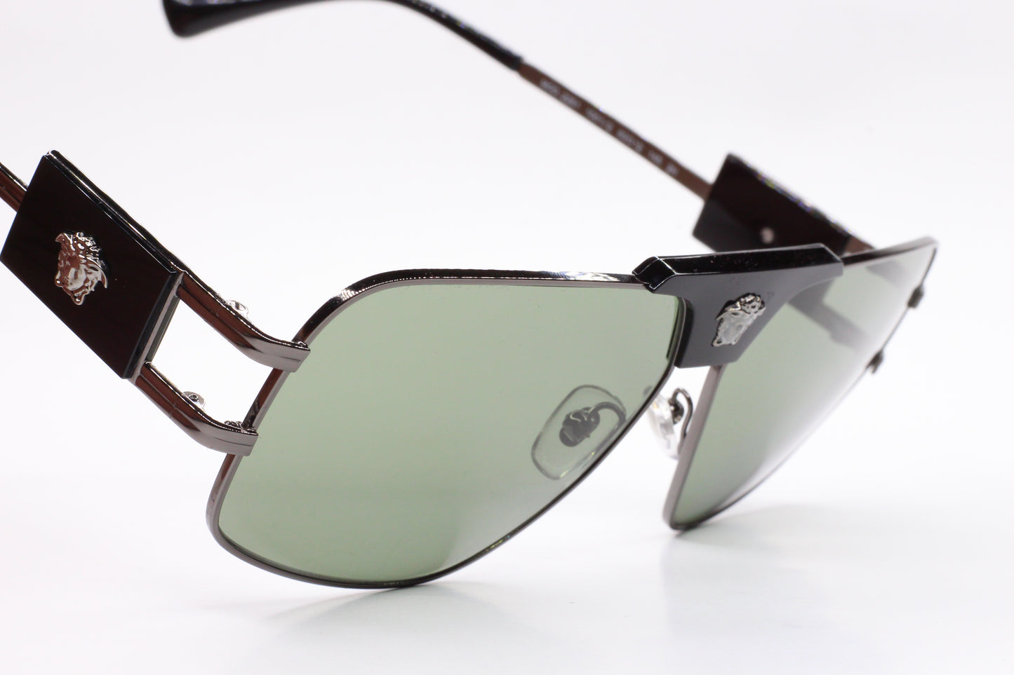 Stylish Versace optical frames with sleek black and silver design featured by ABC Optical buy authentic Versace eyewear online