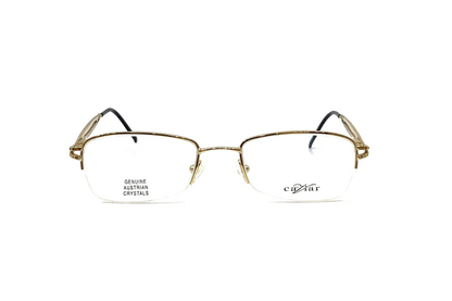 Caviar M2307 C21 Gold Semi Rimless Genuine Austrian Crystals Luxury Eyeglasses - ABC Optical