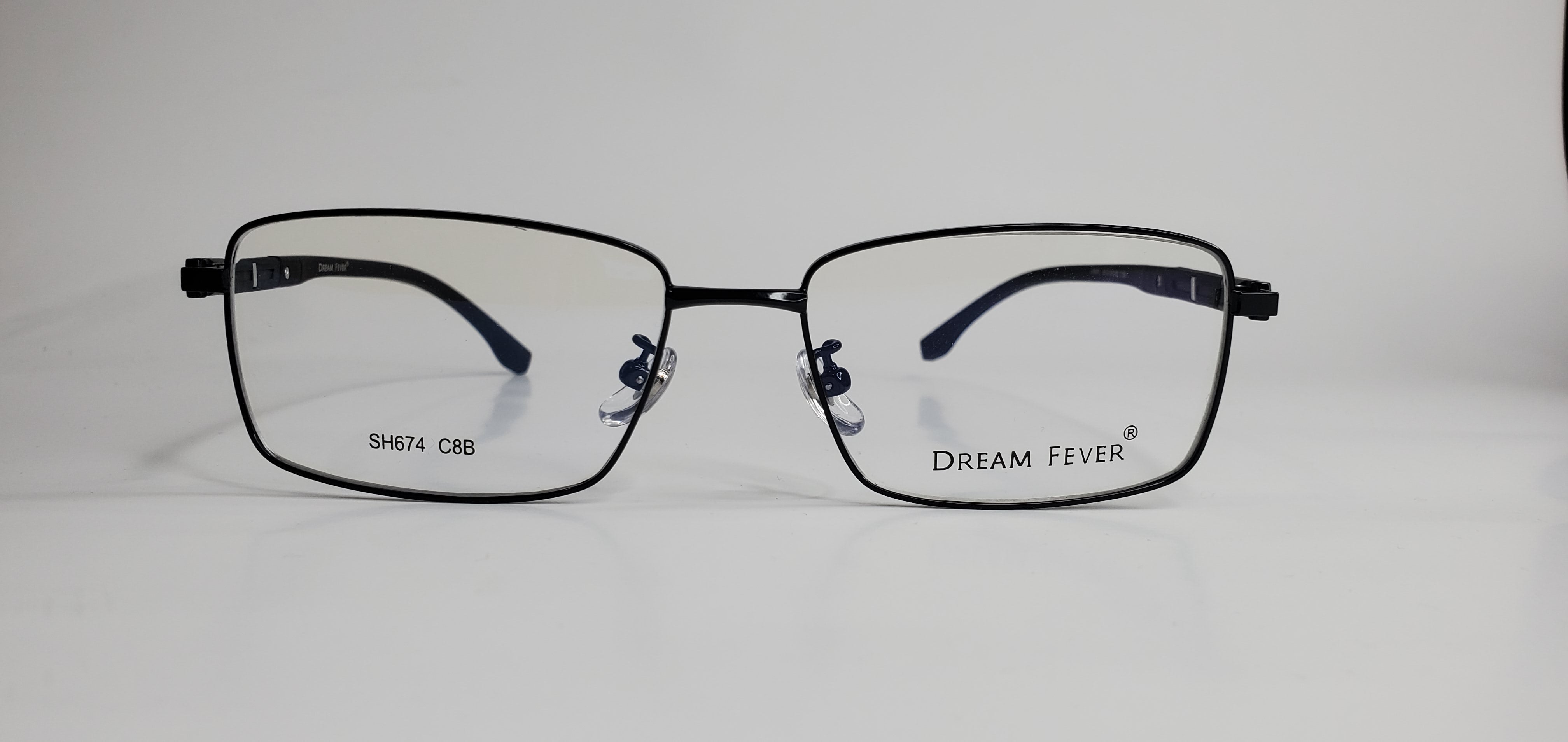 Dream Fever SH674 Shiny Black Metal Italy Eyeglasses -Ma – ABC Optical