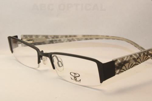 SLR M998 C4 Black Gray Metal Designer Italy Eyeglasses 47-17-135 C4 Black M998 Groove Optical Frames ABC Optical Eyeglasses